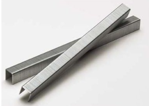 3/8in Crown X 1/4in Leg Galv. Staple